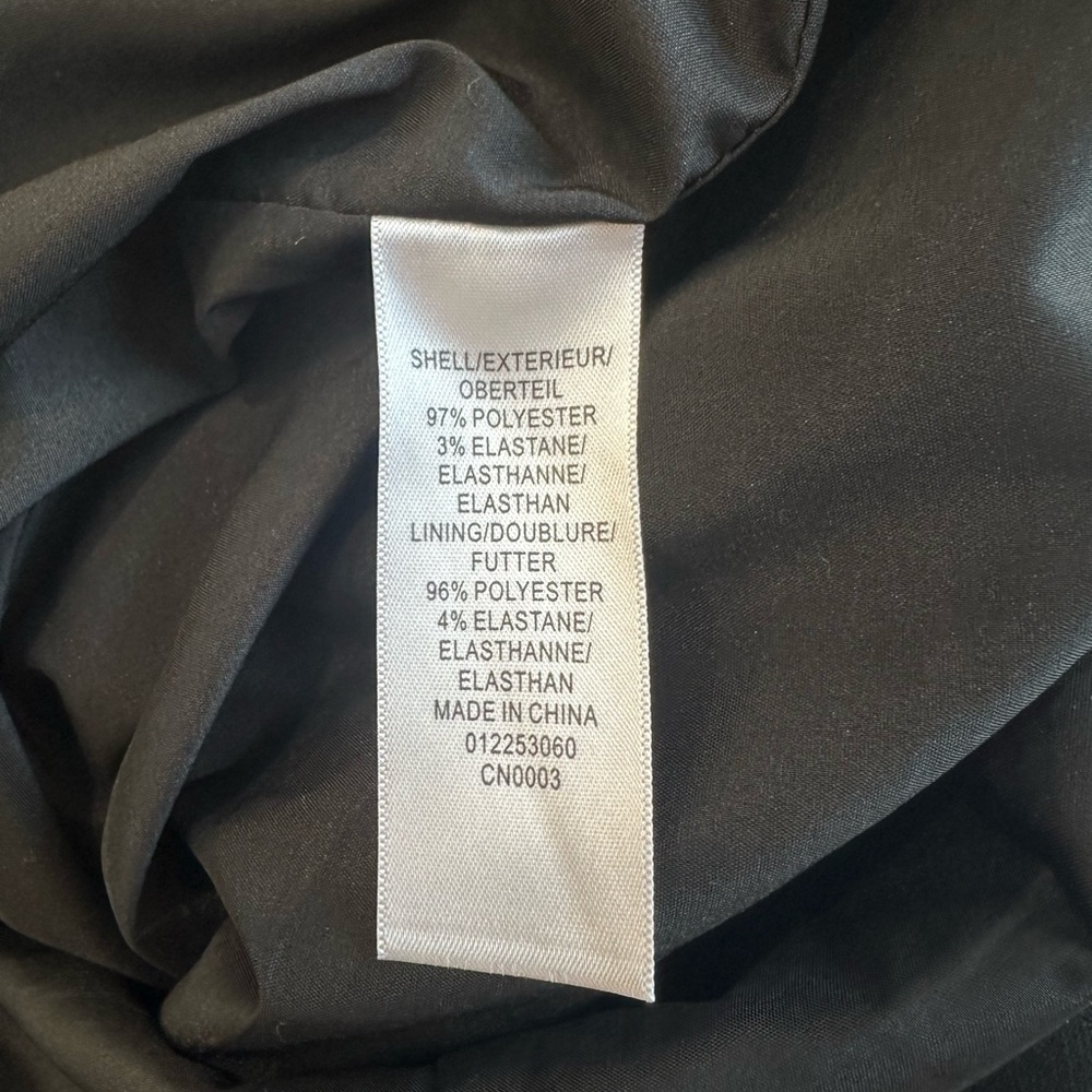 Adrianna Papell Black and White Shift Dress Color Block Sz 4 - Picture 6 of 7